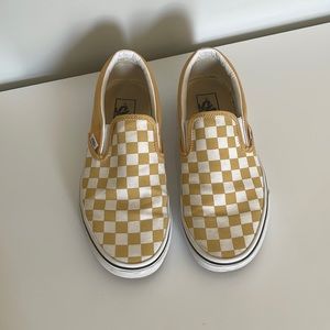 Yellow Checkered Vans